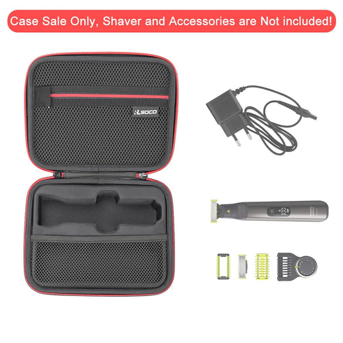 RLSOCO Hard Case Compatible with Philips QP6530/70,QP6530/80,QP6531/70, QP6550/70,QP6520/70,QP6510/20 Hybrid Electric Trimmer (Case Only)