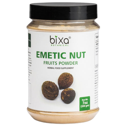 bixa BOTANICAL Emetic Nut Powder (Randia dumetorum), Promotes Removal of toxins |