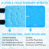 XXL Knee Ice Pack Wrap, Gel Ice Pack for Knee Injuries, Reusable Large Cold Pack for Pain Relief