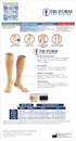 Truform Compression Stockings for Men and Women, 15-20 mmHg, Knee High Length, Open Toe, Beige, Large