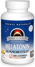 Source Naturals Melatonin, 5 mg, 200 Orange Flavored Lozenges, Dietary Supplement for Sleep*