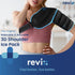REVIX 3D Sewing Shoulder Ice Pack Wrap for Better Fit, Reusable Hot & Cold Compress for Pain Relief