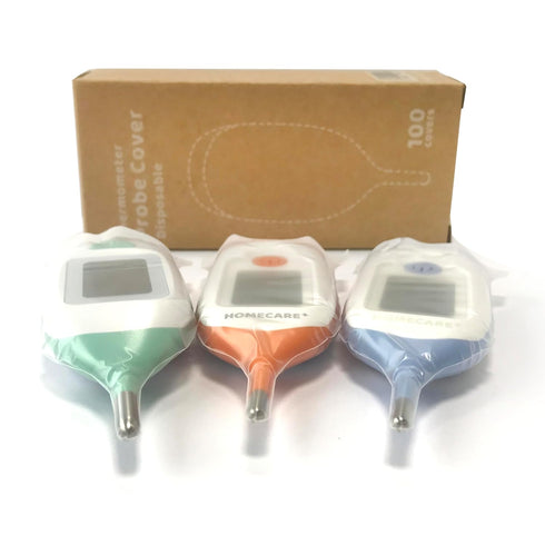 Disposable Cover for Rectal Thermometers, Special for Large Display & Short Probe Baby/Pet Thermometers (100 pcs)