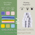 Reusable Paperless Towels, Washable 100% Cotton Cloth - 30 Pack 10'' X 10'' Eco Friendly Paper Towels