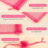 Crweety 50 Pcs Hot Pink Organza Gift Bags - 6x9 Inch Drawstring Jewelry Pouch Bags for Wedding Party Favors