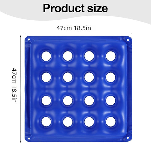 LOEKEAH 2-Pack 2 Inflatable Seat Cushions, Pressure Relief Waffle Cushion, Ideal for Long Sitting, Office Chairs, Car