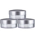 Hotop 3 Pieces 50 ml Plastic Empty Powder Case Makeup Jar Travel Kit with Sifter