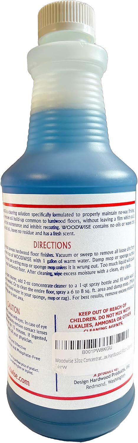 Woodwise 32oz Concentrate No-Wax Hardwood Floor Cleaner