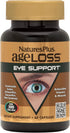 Natures Plus AgeLoss Eye Support, 60 Capsules with Lutein, Astaxanthin & Zeaxanthin