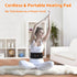 Heated Waist Belt, Cordless Heating Pad for Back Pain Relief, Rechargeable Battery Powered Lower Back Heating
