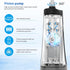 Water Dental Flosser Portable Teeth Cleaner - 9 Modes, 300ml Cordless Oral Irrigator, Rechargeable IPX7 Waterproof for
