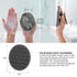 INNERNEED Soft Silicone Body Cleansing Brush, Gentle Exfoliating Shower Scrubber for All Skin Types, Gray