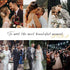 Unicra Silver Flower Bride Wedding Hair Vine | Rhinestone Hair Piece Jewelry for Women and Girls
