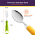 Special Supplies Adaptive Utensils (5-Piece Kitchen Set) Wide, Non-Weighted, Non-Slip Handles for Hand Tremors, Arthritis, Parkinson’s or Elderly Use - Stainless Steel Knives, Fork, Spoons by Special Supplies