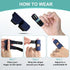 Small Trigger Finger Splint, 2 Pack Pinkie Finger Brace for Broken Finger, Knuckle Immobilization for Arthritis Pain