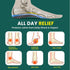 Plantar Fasciitis Arch Support Insoles – Welnove Work Boot Insole for Walking, 3/4 Length Heel Pain Relief Insert