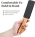 Pumice Stone Foot File (2-Pack), Wooden Handle Scrubber & Callus Remover for Dry Skin and Corns