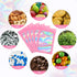 Funfery 100 pcs Pink Holographic Mylar Packaging Bags, Resealable Smell Proof Foil Pouch for Small Business (4x6In)