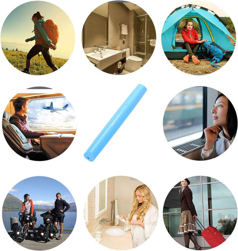Travel Toothbrush Case, Plastic Container with Air Hole, Breathable Design for Daily Use