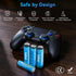 TAKOO 4/8 Pack, 1.5V 3000mWh/880mWh 1.5H 1000 8 Pack) Lithium AA/AAA Batteries Rechargeable Double A/Triple A Battery