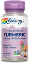 SOLARAY Turmeric Supplement 300 mg - Turmeric Root Extract with 95% Curcumin, Joint Support, 60 Servings