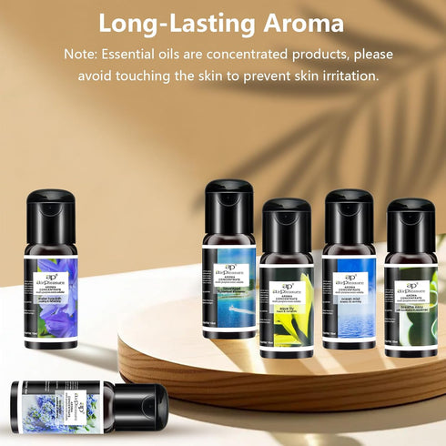 Essential Oils Reborn Aroma Oils Gift Set for Aromatherapy Diffuser, 6 Bottles, 15 ML