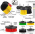 Holikme 33piece Drill Brush Attachments Set - Power Scrubber Brush with Rotate Extend Long Attachment for Cleaning