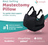 Zomaple Mastectomy Recovery Pillow + Strap, Seat Belt Cover & Shower Lanyard Post-Op Essentials, Breast