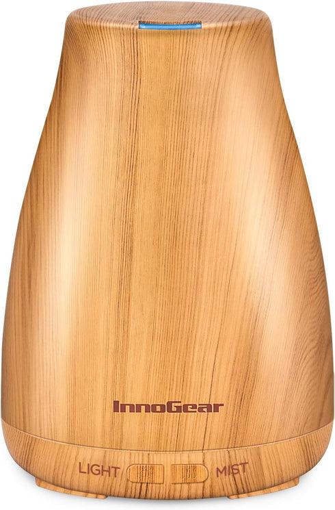 InnoGear Essential Oil Diffuser, Premium 5-in-1 Aromatherapy Diffuser, Air Desk Humidifier for Bedroom, Yellow