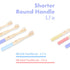 Kids Bamboo Toothbrush Set of 4 with Soft Bristles, Eco Friendly, BPA Free