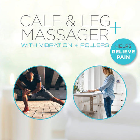 Conair Calf & Leg Massager, Vibration and Rollers for Circulation and Pain Relief, Rejuvenating Achy Muscles
