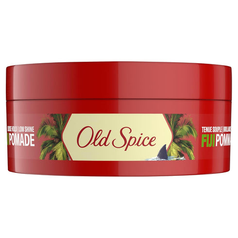 Old Spice Fiji Pomade for Men - Loose Hold, Low Shine Hair Styling (2.22 Oz)