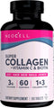 NeoCell Super Collagen with Vitamin C and Biotin, 180 Count, Skin, Hair and Nails Supplement