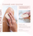 Konjac Body Sponge (2 Pack), 100% Natural & Microplastic Free, Non-Toxic, Biodegradable, Eco-Friendly Packaging
