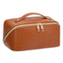Large Capacity Travel Cosmetic Bag, Waterproof Toiletry Bag, Women Portable Makeup Bag with Handle and Divider
