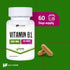 Vitamin B1 100mg | 60 Capsules | Thiamine Supplement | Supports Overall Health | Non-GMO, Gluten Free