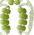 kowaku 20 Elbow (Green01) Massage Roller Relax Roller Wheels, Cellulite Roller Muscle Relaxer Circular Leg Clamps Leg