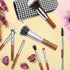 Travel Makeup Brushes Set with Case, 8 Pcs Travel Size Makeup Brush Set for Foundation, Powder, Eyebrow, Eye Shadows,