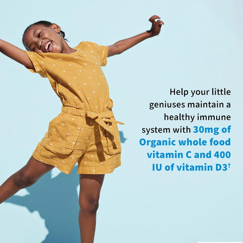 Immune 30 Garden of Life Dr. Formulated Probiotics Organic Kids+ plus Vitamin C & D - Berry Cherry - Gluten, Dairy