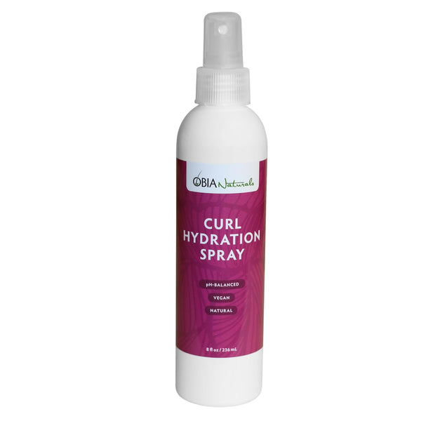 OBIA Naturals Curl Hydration Spray, 8 Ounce, Moisturizing Hydrator for Dry Hair and Curls