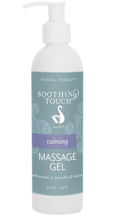 Soothing Touch Calming Massage Gel, Lavender, 8 Ounce