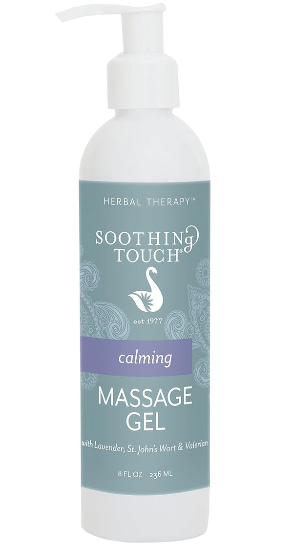 Soothing Touch Calming Massage Gel, Lavender, 8 Ounce