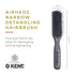 Kent AH11G Airhedz Pro Narrow Pin Hair Brush - Fine Pin Detangler - Non-Scratch