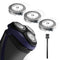 SH30 Replacement Heads for Philips Norelco Shavers, Compatible with Series 3000, 2000, 1000, S738 Models