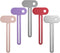 Sibba 5 PCS Toothpaste Squeezer Dispenser Metal Tube Squeezer Key, Stainless Steel Toothpaste