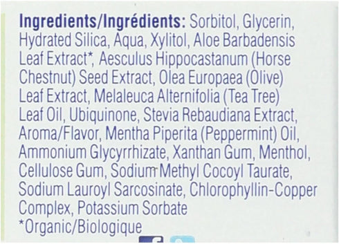 Kiss My Face Triple Action Herbal Mint Gel Toothpaste - SLS and Fluoride Free, 4.5 oz