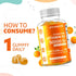 Vitamatic Sugar Free Vitamin D3 50,000 IU Weekly Supplement - 120 Pectin Based Gummies for Bones, Teeth, and Immune