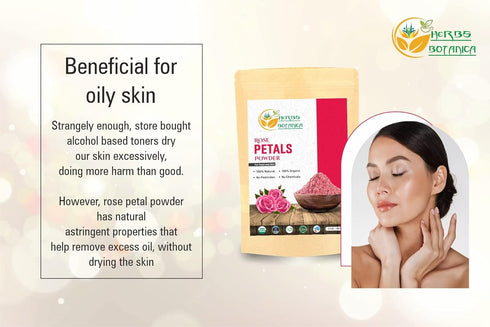 Rose Petal Powder Organic For Face Mask DIY masks | Skin Care, Aromatherapy | Natural and Chemical Free | No Added Preservatives or Colors 100g / 3.52 oz
