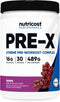 Nutricost Pre-X Extreme Pre-Workout Powder, Grape Flavor, 30 Servings, Vegetarian, Non-GMO, Gluten Free