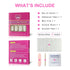 Medium Size Fake Nails - Square Squoval Shape, Predesigned Press on Nail (Matte White)